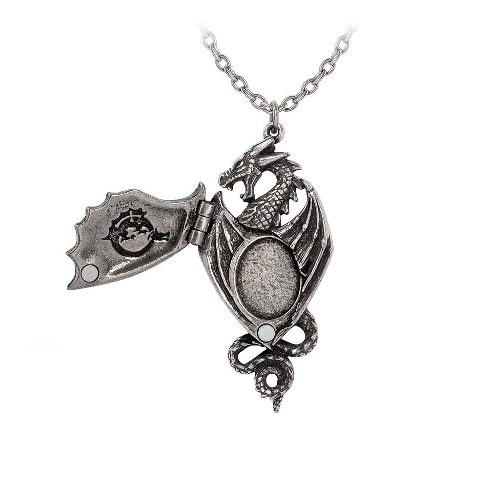 Alchemy Gothic Racla Dragonistii Dragon Photo Locket P1008
