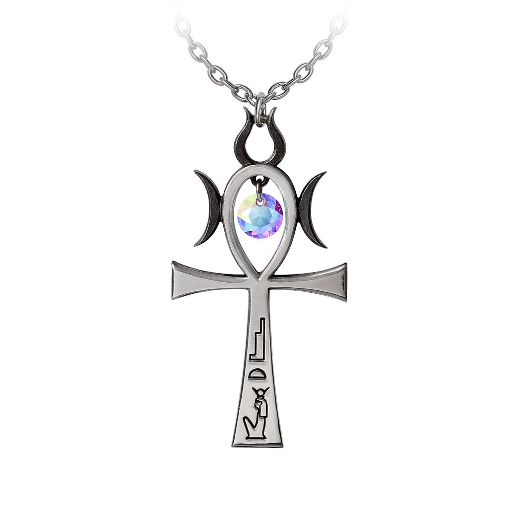Alchemy Gothic Witch Ankh of Menouth Pendant P972