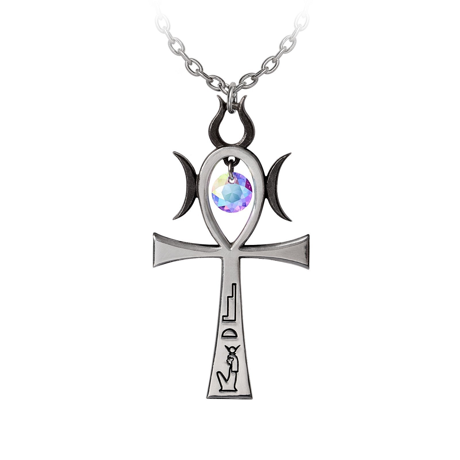 Alchemy Gothic Witch Ankh of Menouth Pendant P972