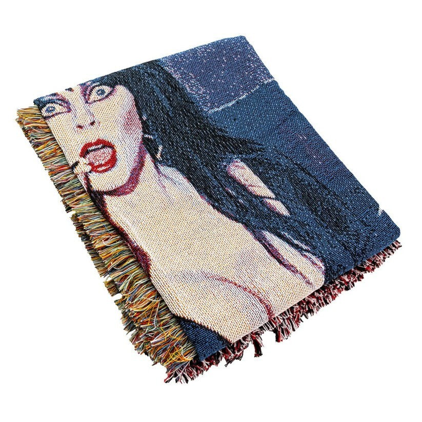 Kreepsville 666 Elvira Popcorn Soft Tapestry Throw