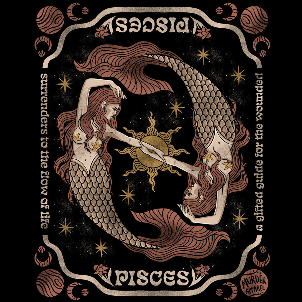Murder Apparel Pisces Zodiac T-Shirt