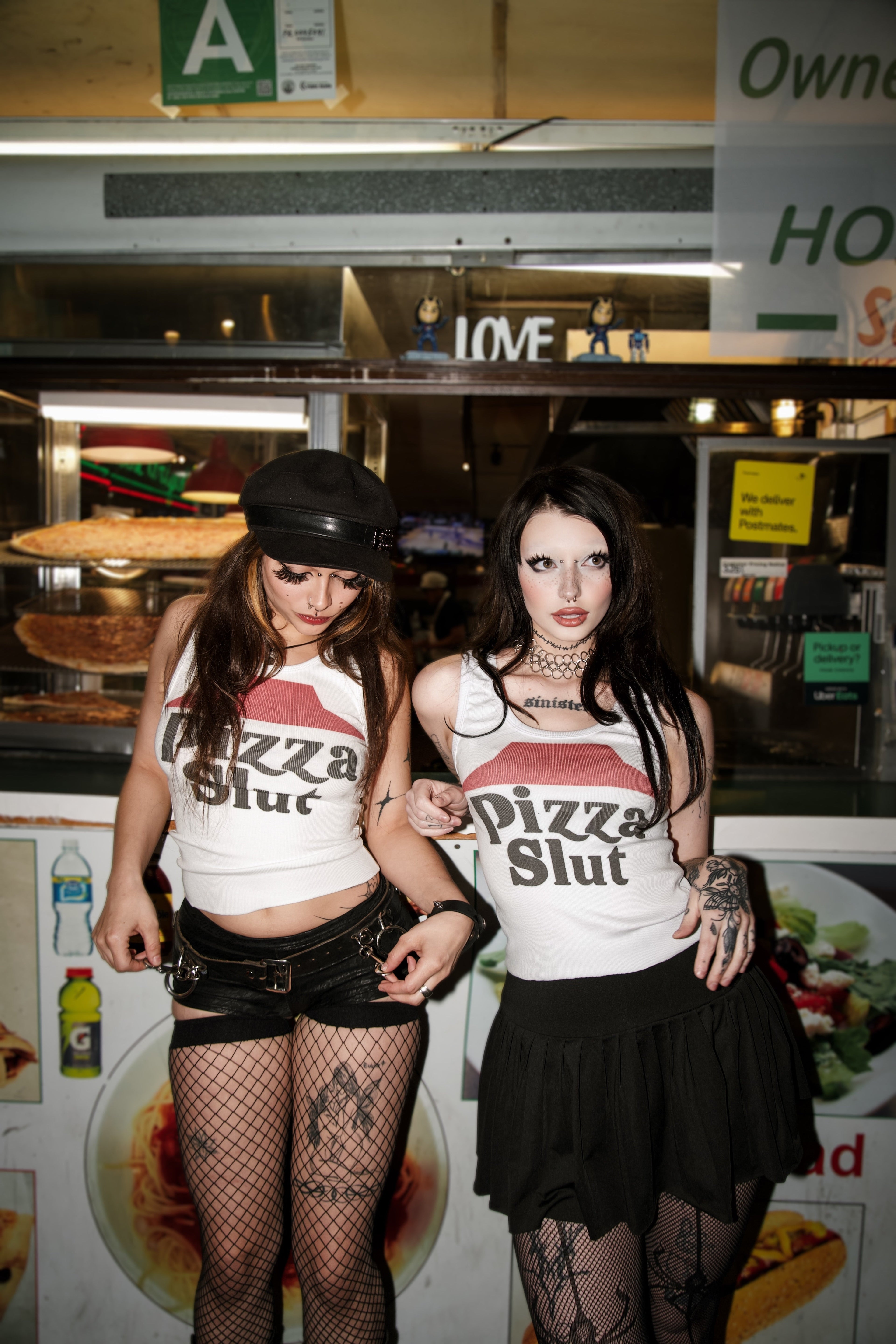 Vera's Eyecandy Pizza Slut Ribbed Tank Top