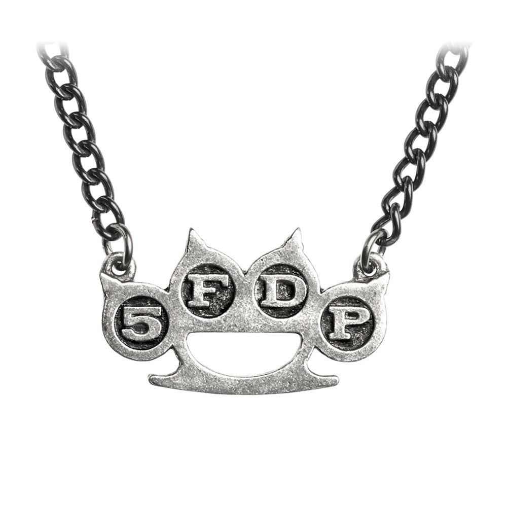 Alchemy Gothic 5FDP Knuckle Duster Pendant PP510
