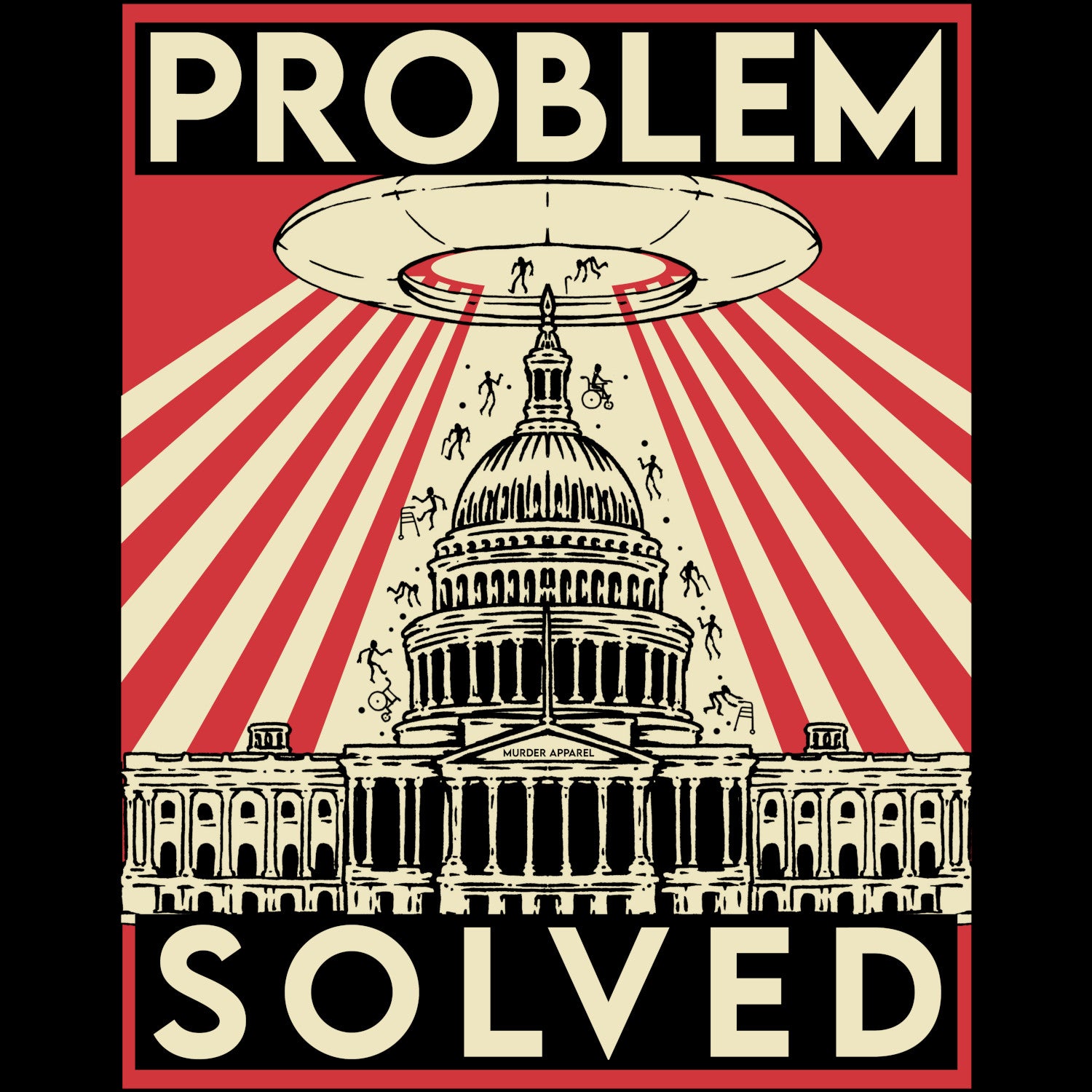 Murder Apparel Problem Solved T-shirt