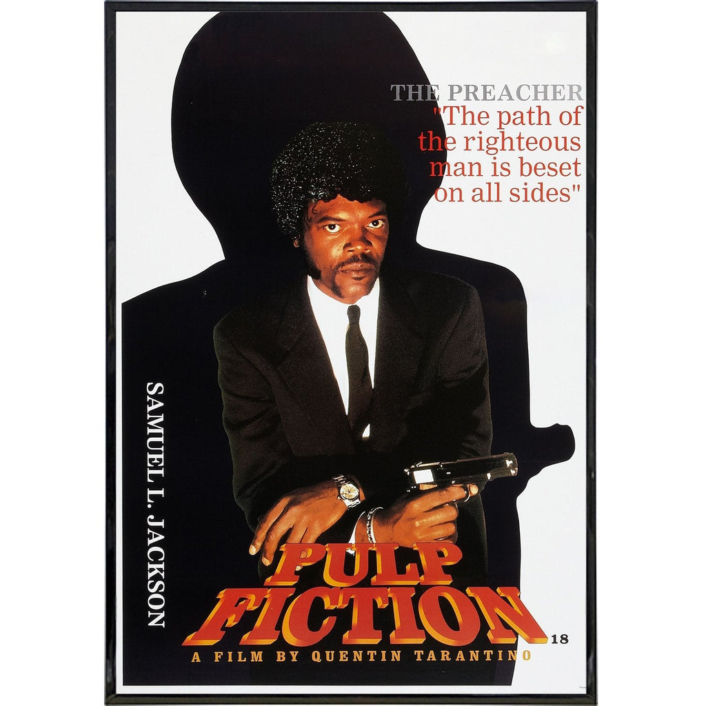 Pulp Fiction "Sam Jackson" Film Movie Poster Print