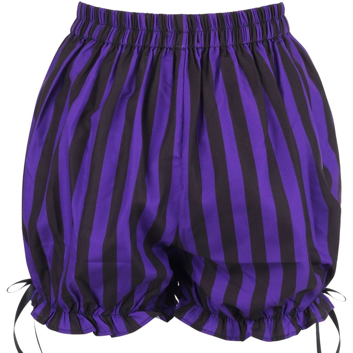 Purple/Black Striped Bloomers - Daisy Corsets