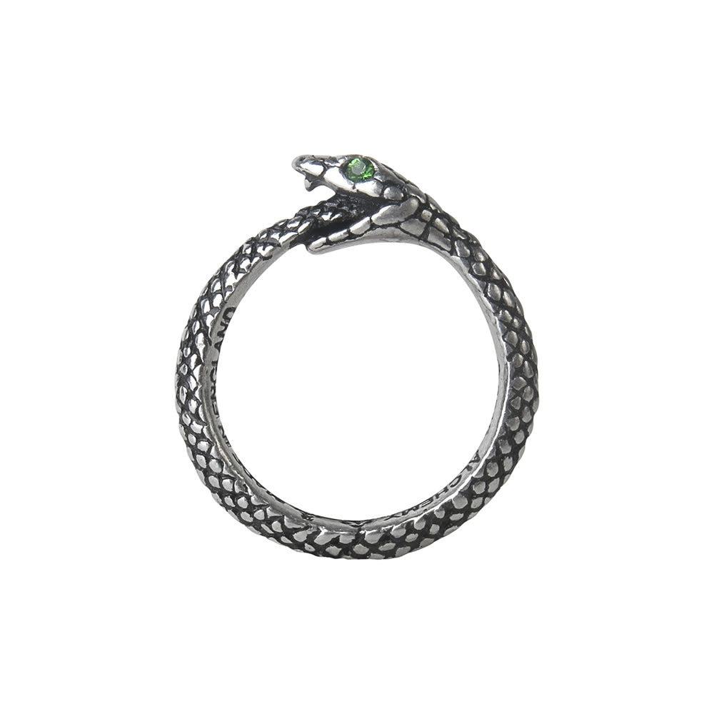 Alchemy Gothic The Sophia Serpent Ouroboros Snake Ring R206