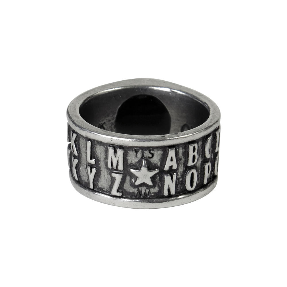 Alchemy Gothic Ouija Board Mystical Seance Ring R215