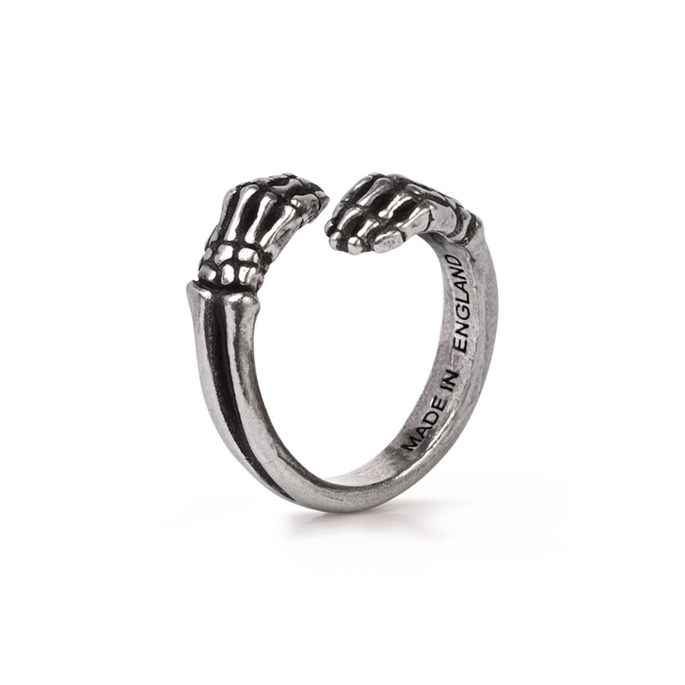 Alchemy Gothic Last Embrace Skeleton Wrap Ring R243
