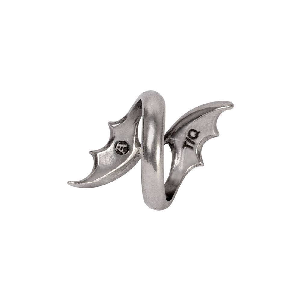 Alchemy Gothic A Night with Goethe Bat Wrap Ring R244