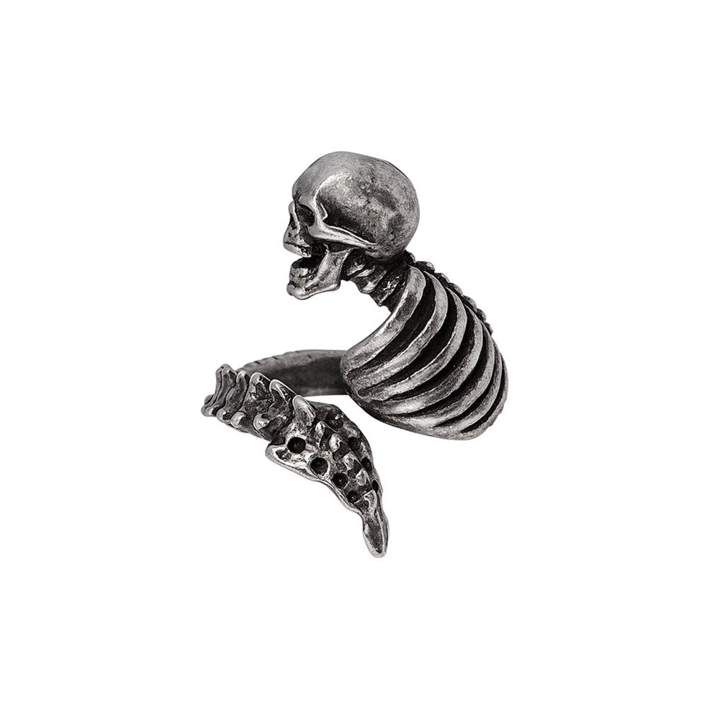 Alchemy Gothic Resurrected Wrap Skull Ring R251