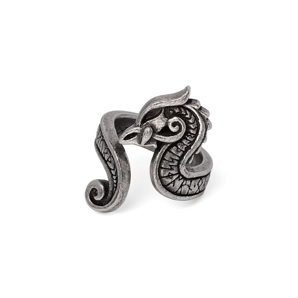 Alchemy Gothic Viking Dragon Fafnirok Wrap Ring R252