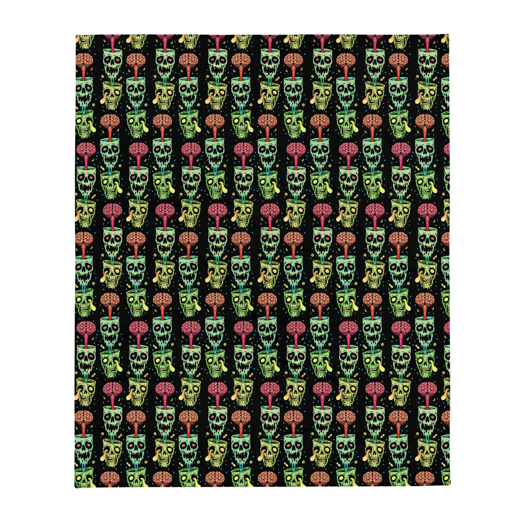 Murder Apparel Zombie Rave Throw Blanket