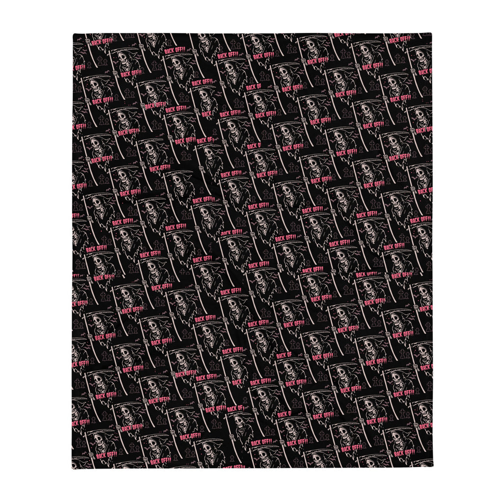 Murder Apparel Grim Reaper Throw Blanket