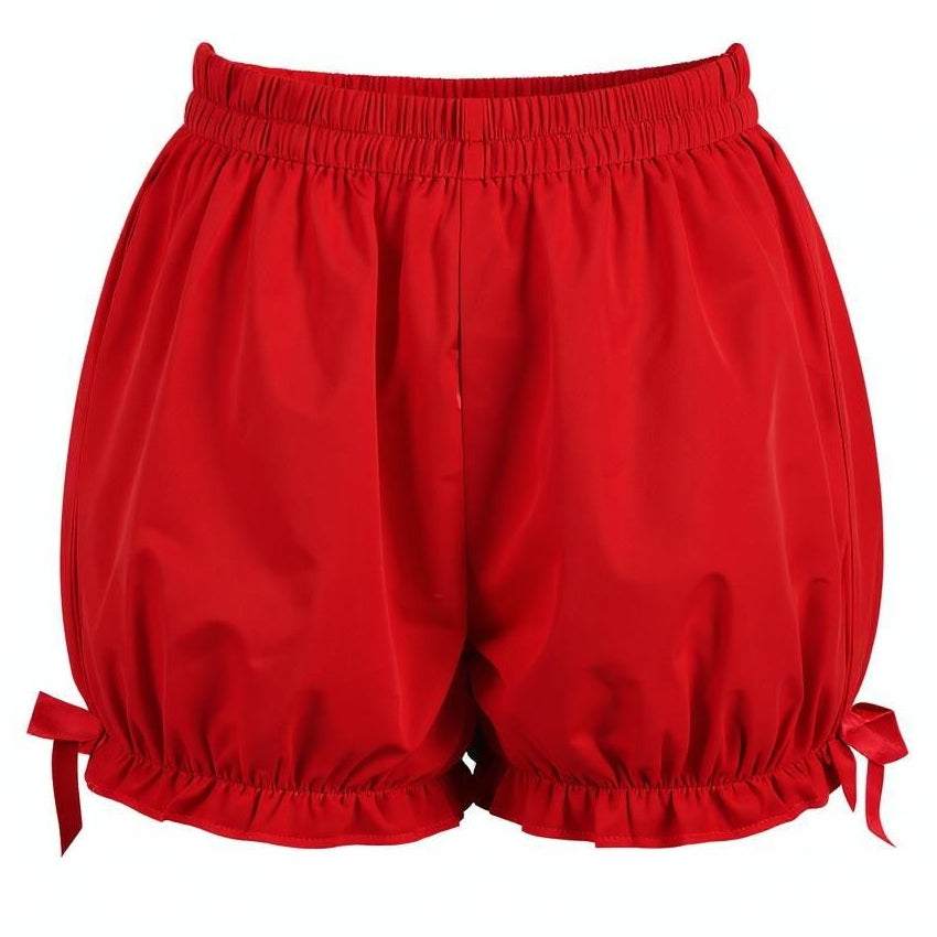 Red Crepe Bloomers - Daisy Corsets
