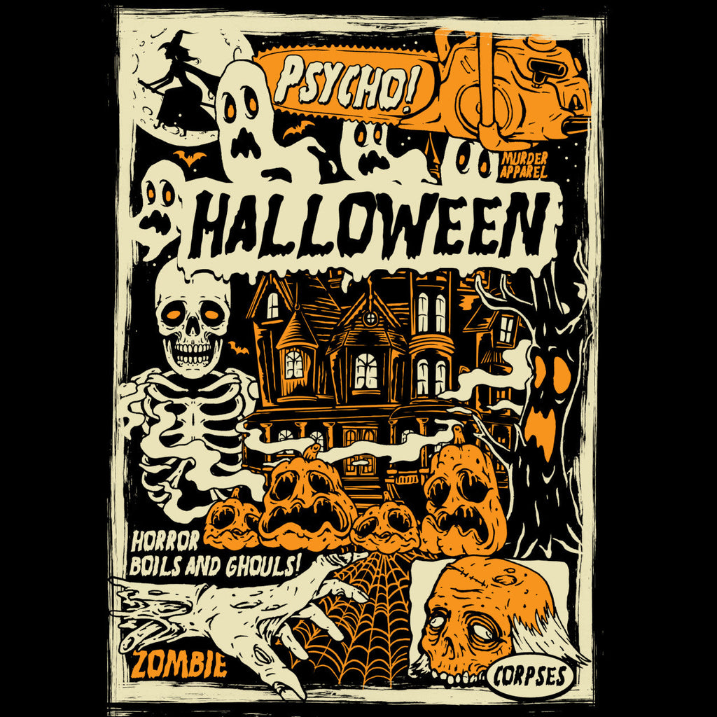 Murder Apparel Retro Halloween Vibes T-Shirt