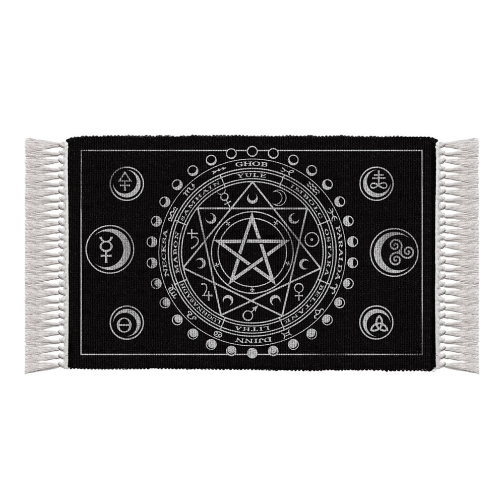 Alchemy Gothic Magic Symbols Area Rug 38X20" RUG3