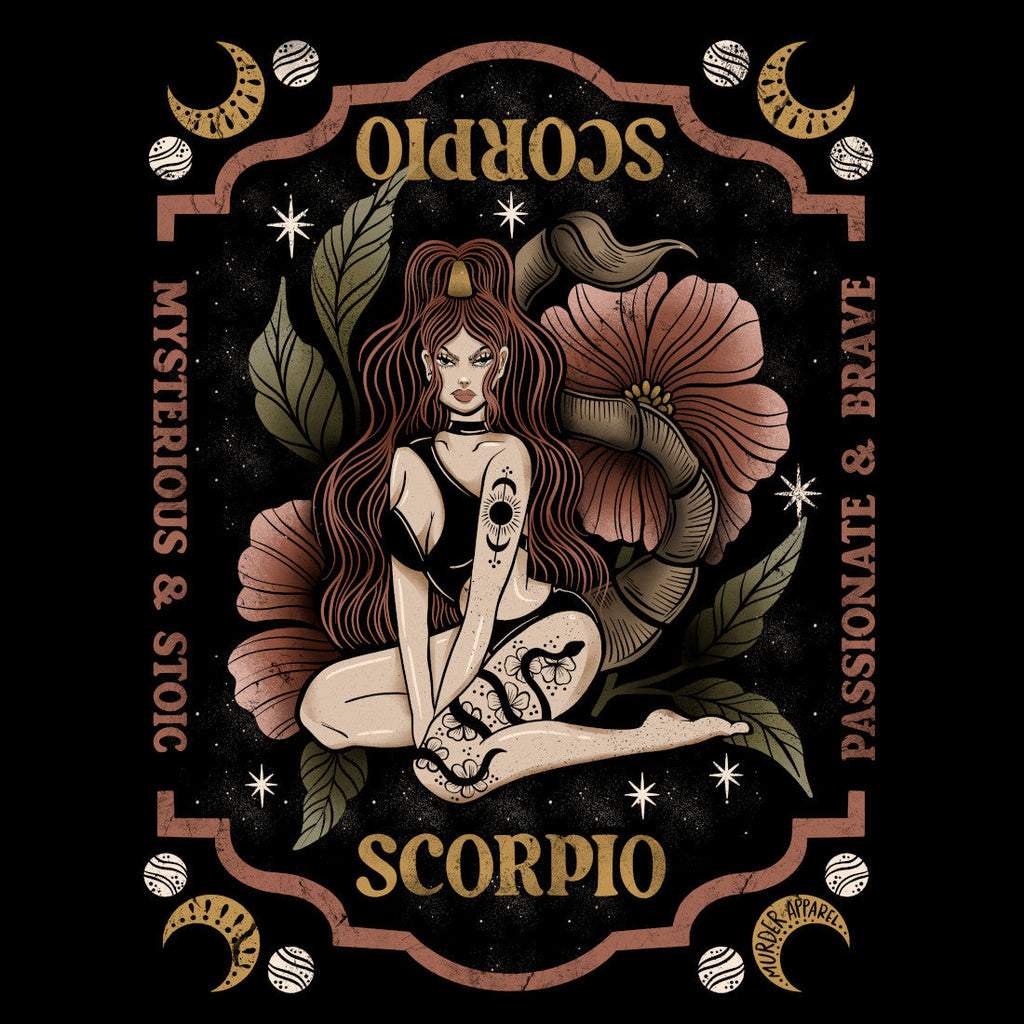 Murder Apparel Scorpio Zodiac T-shirt