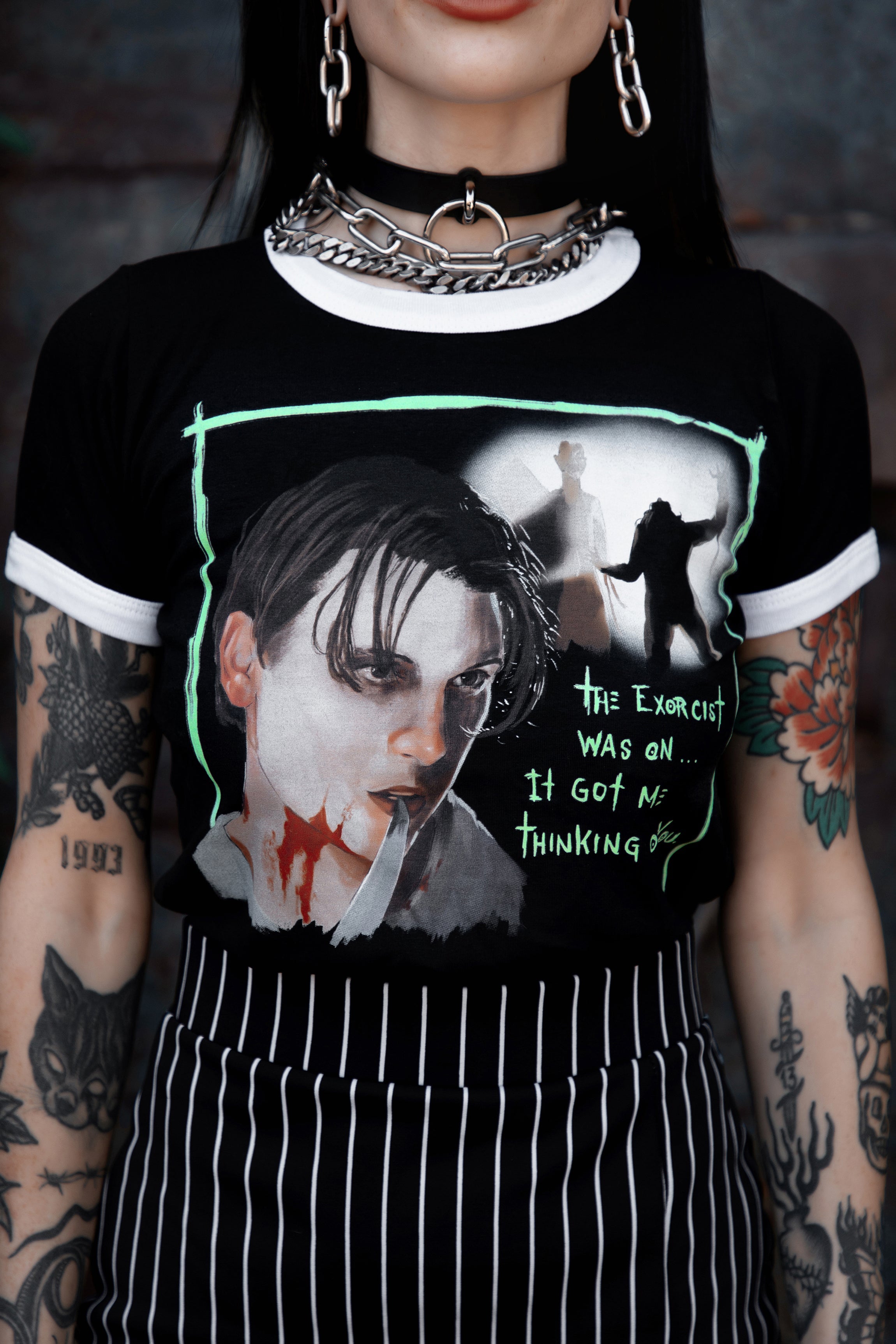 Vera's Eyecandy Scream Billy Loomis Ringer Tee