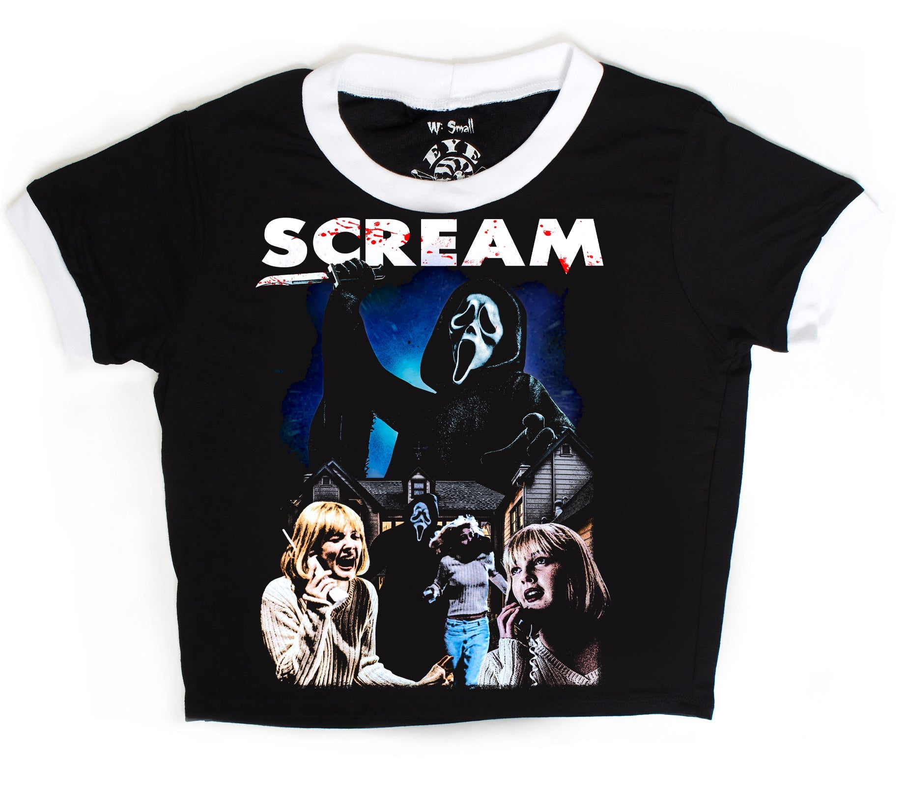 Vera's Eyecandy Scream Movie Ringer Tee