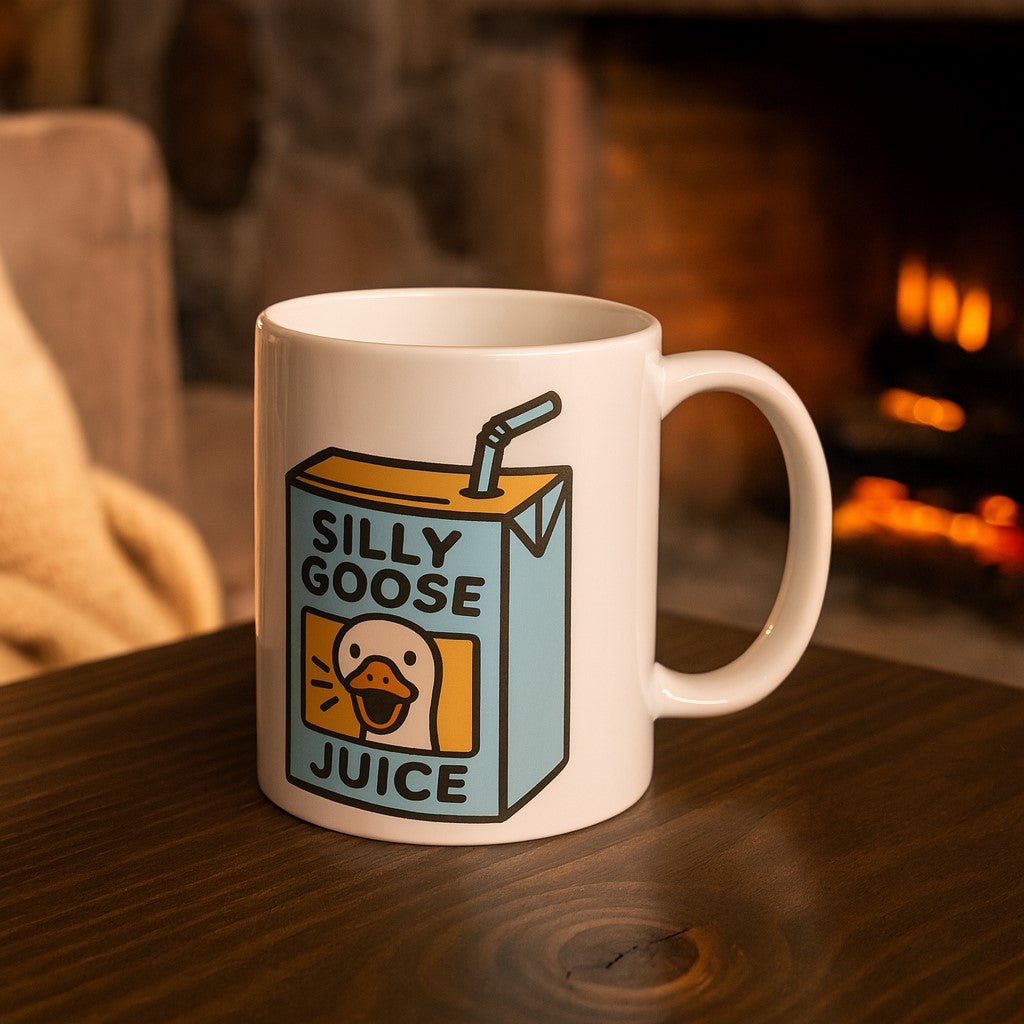 Original Underground White Silly Goose Juice Mug