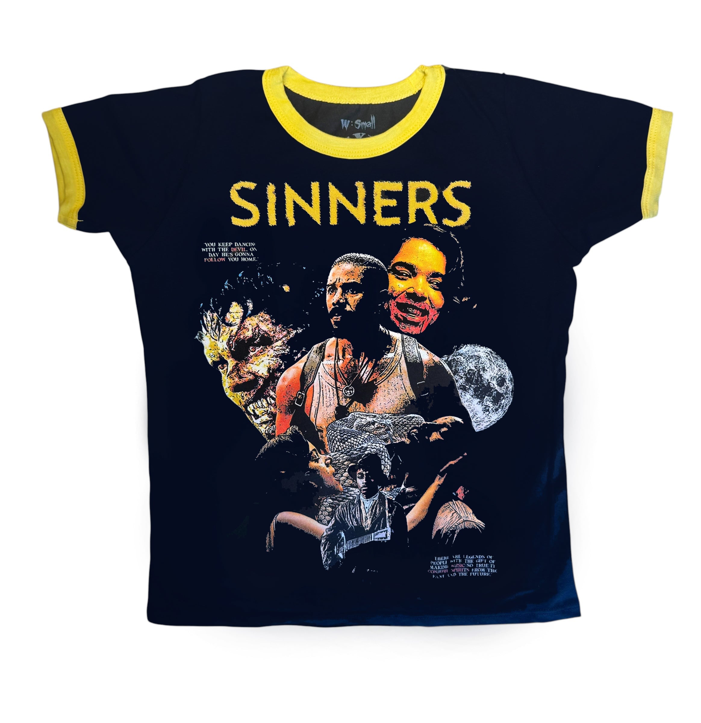Vera's Eyecandy Sinners Movie Ringer Tee