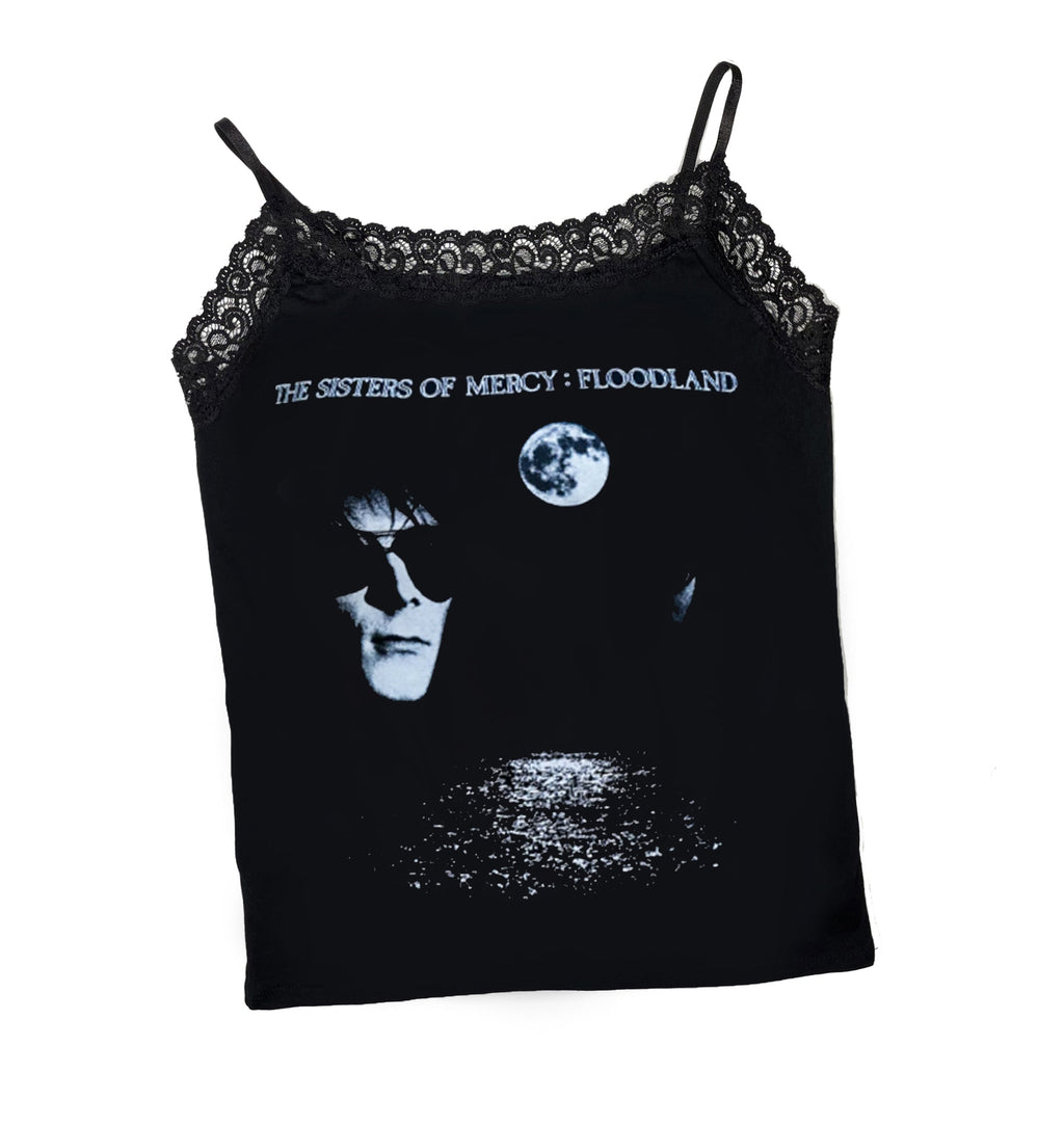 Vera's Eyecandy Sisters of Mercy Lace Cami Tank Top