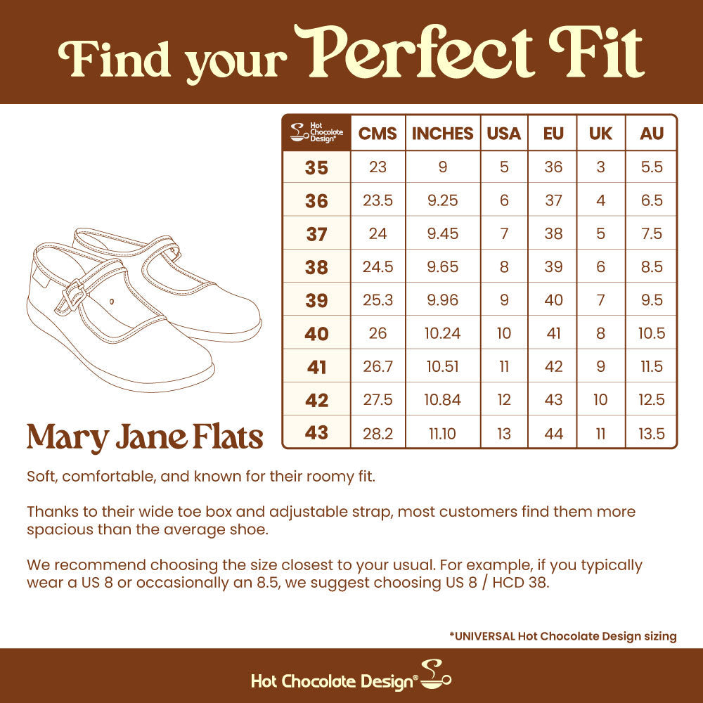 Chocolaticas® Weirdos Women's Mary Jane Flats