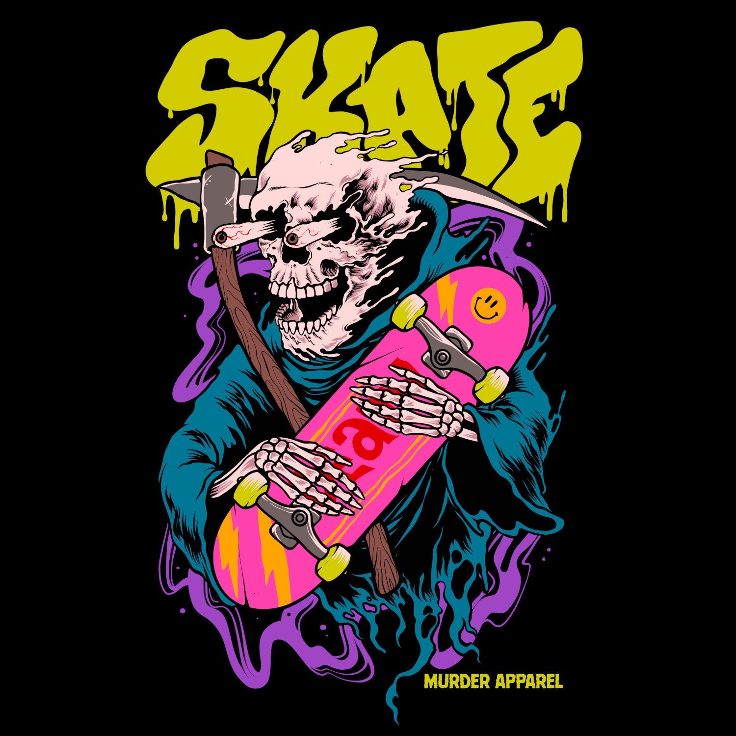 Murder Apparel Skate Or Die T-Shirt