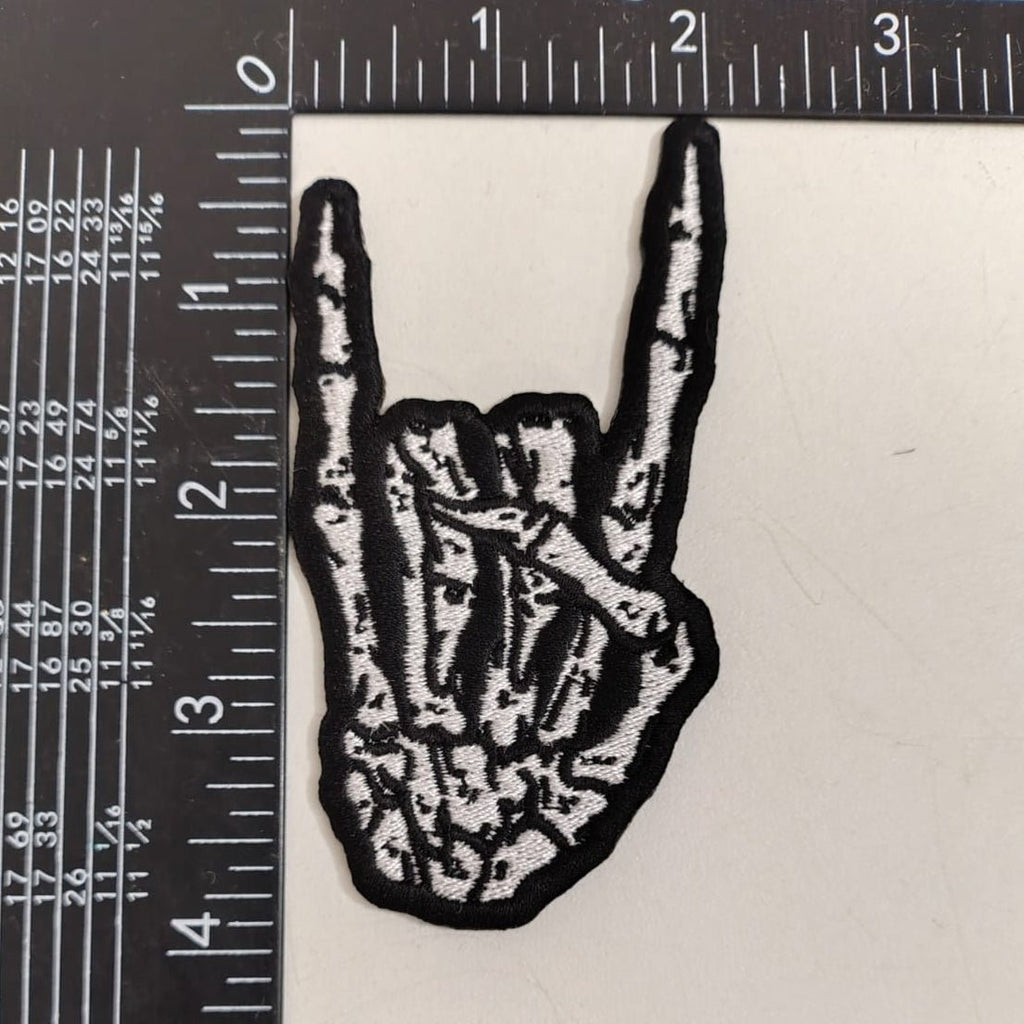 Original Underground Skeleton Rock Hand Patch