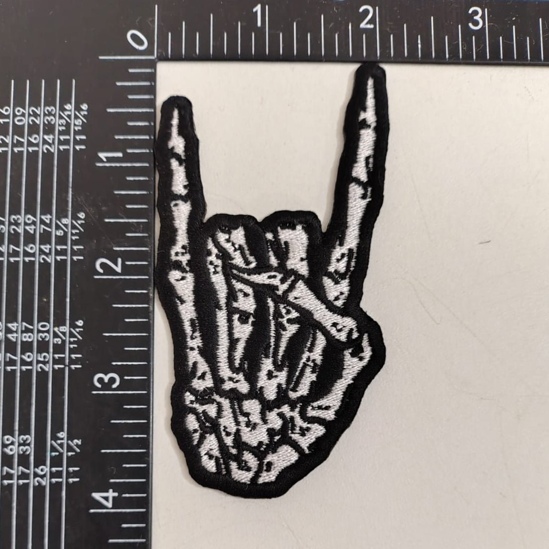 Original Underground Skeleton Rock Hand Patch