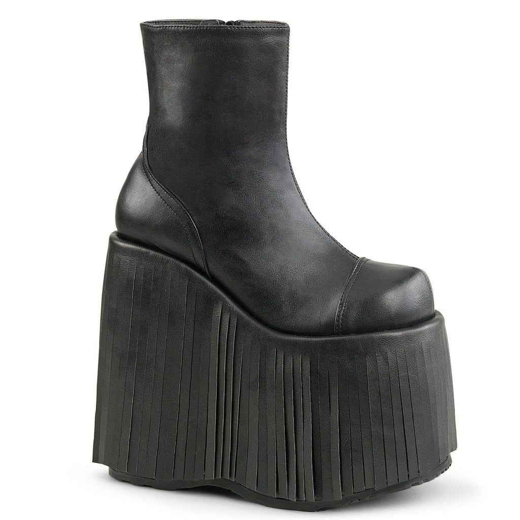 Demonia Slay 205 Black Vegan Leather