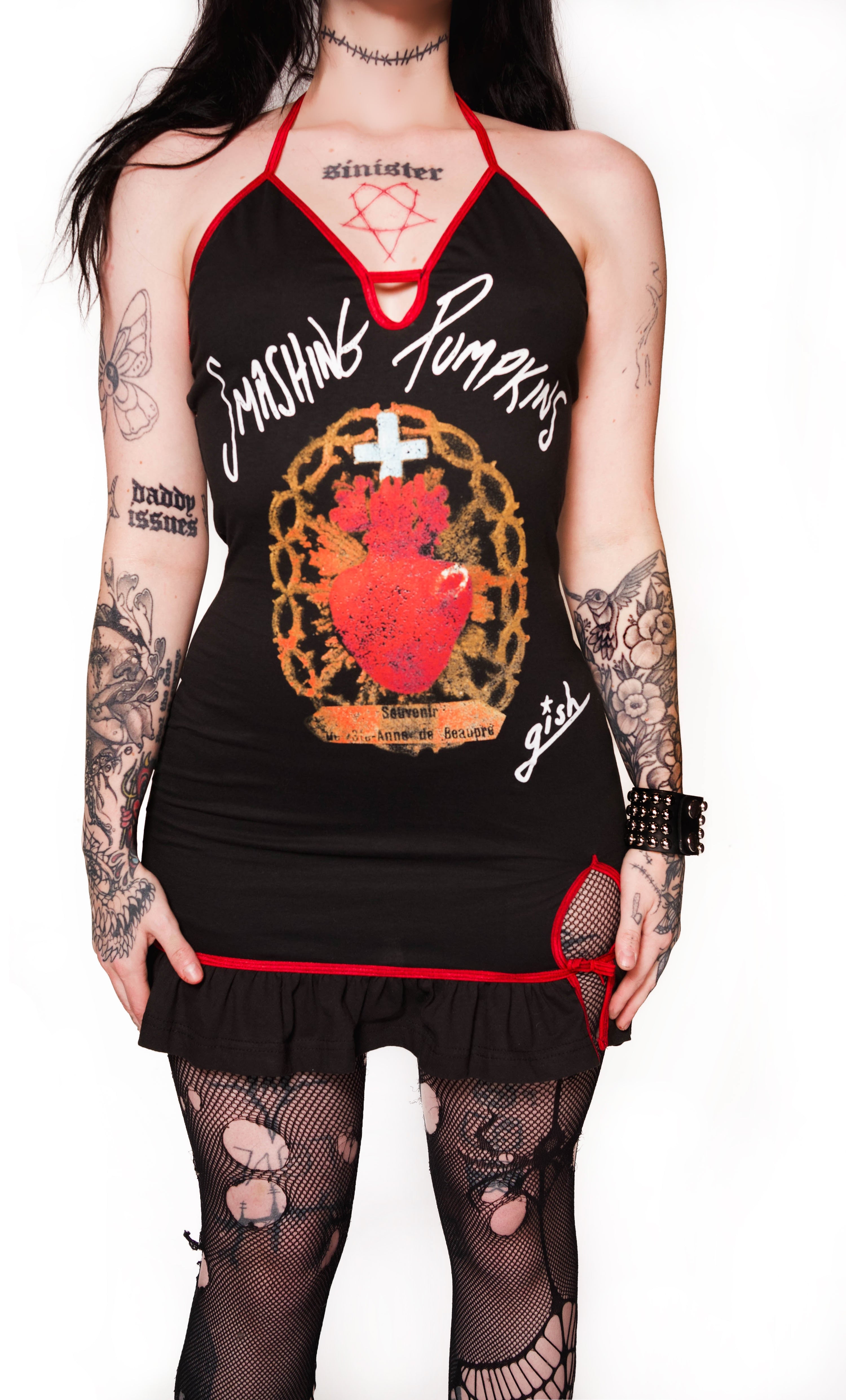 Vera's Eyecandy Smashing Pumpkins Halter Dress
