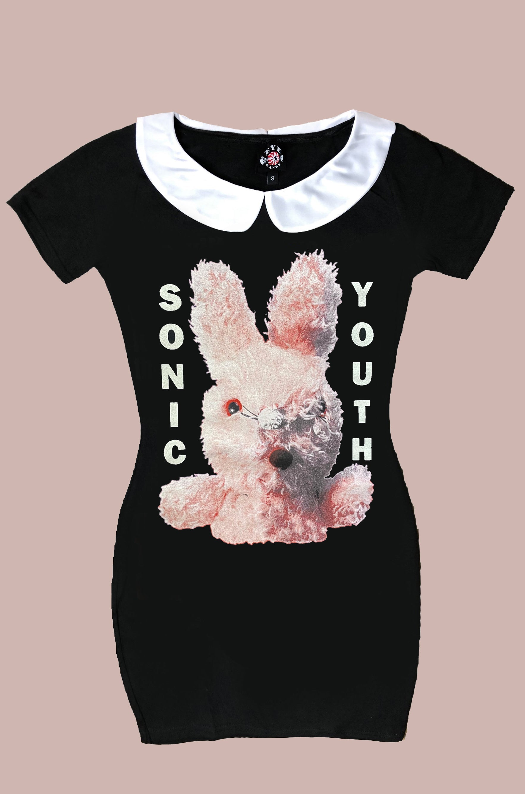 Vera's Eyecandy Sonic Youth Peter Pan Collar Dress