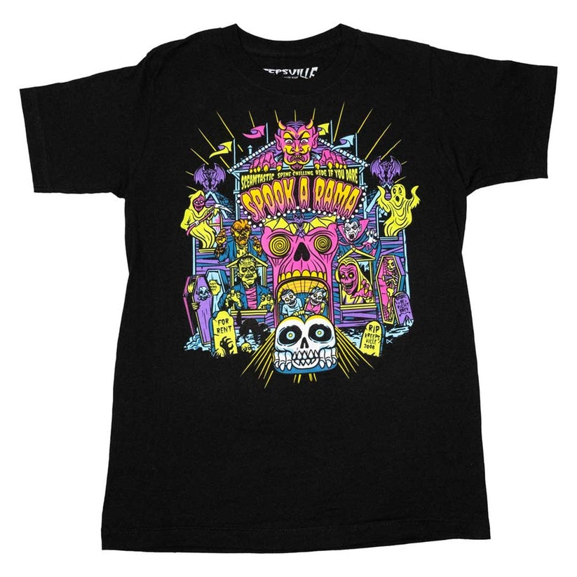 Kreepsville Elvira Haunted House Carnival Tee