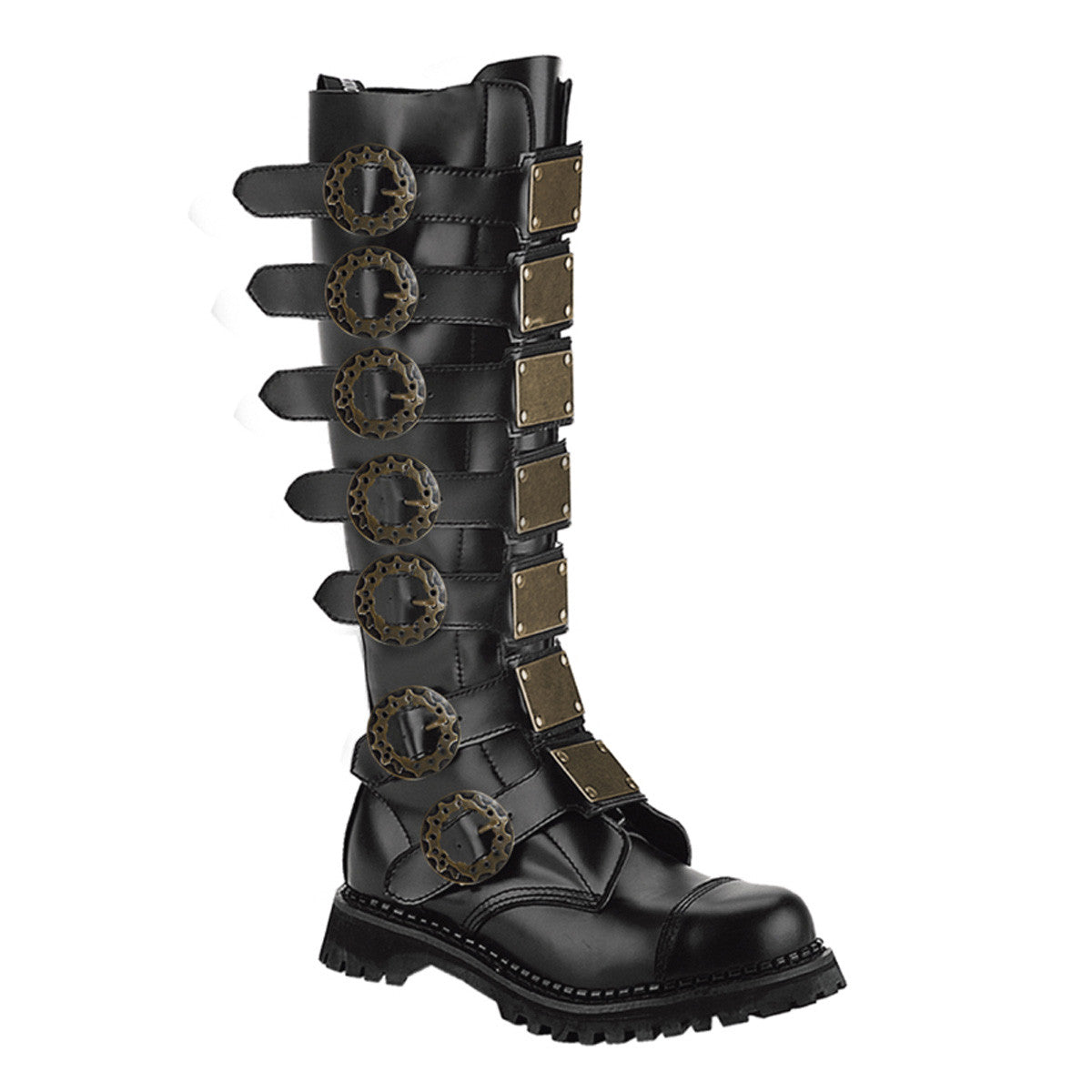 Demonia Steam 30 Black Leather