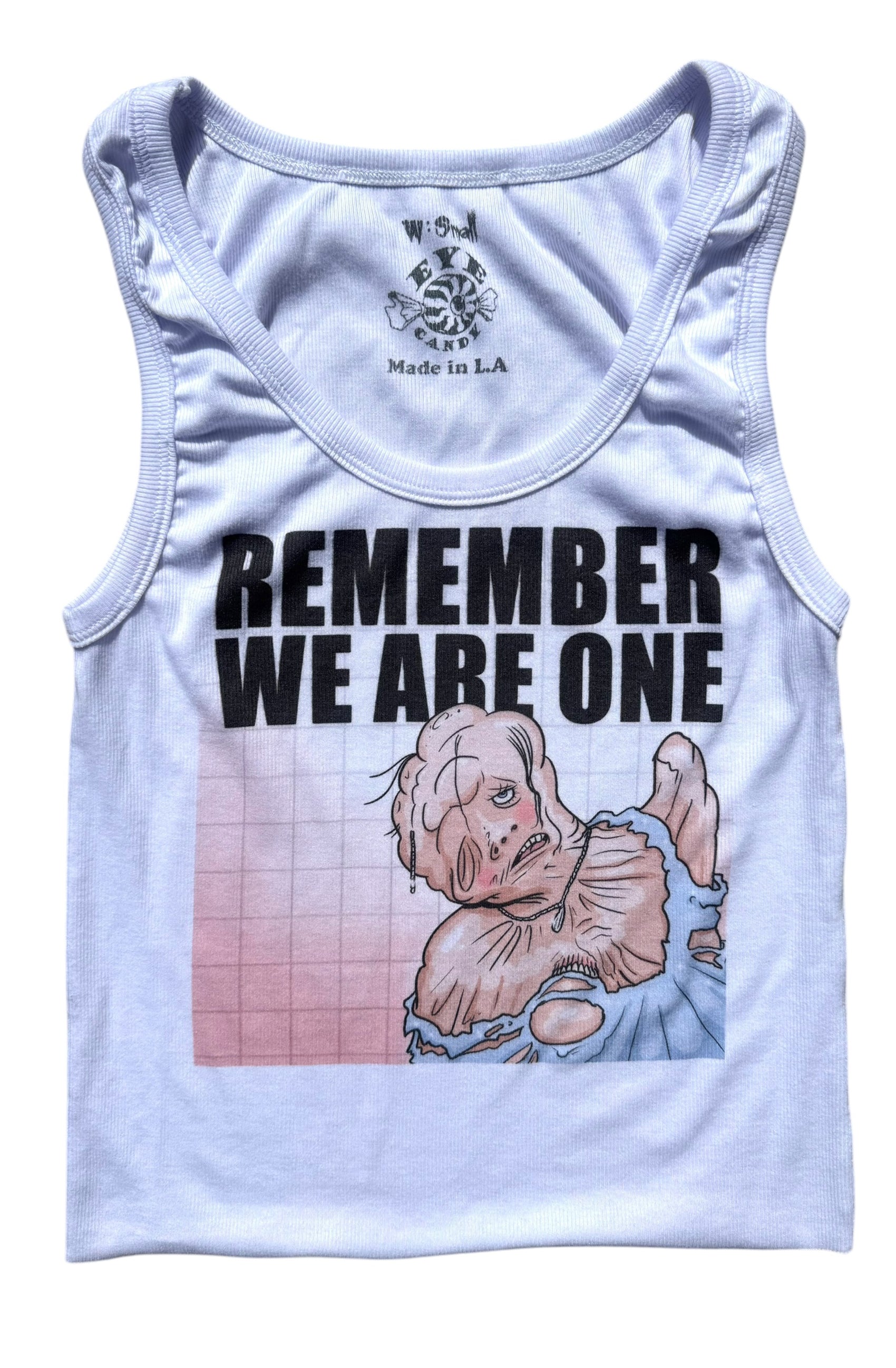 Vera's Eyecandy The Substance 'We Are One' Ribbed Tank Top