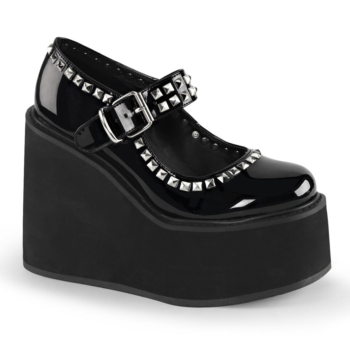 Demonia Swing 03 Black Patent