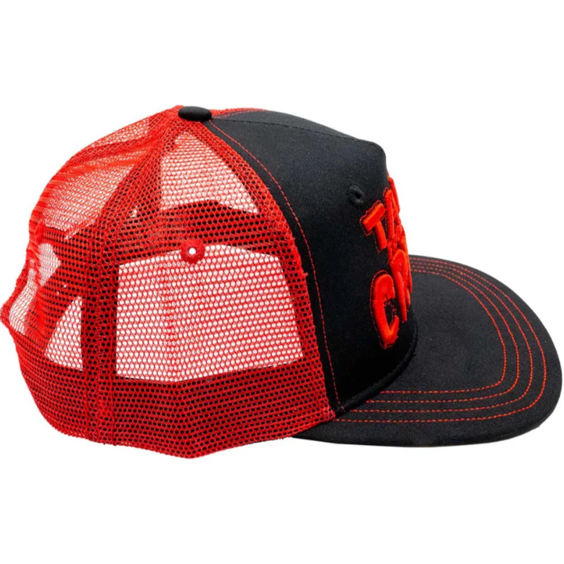 Kreepsville 666 Tales From The Crypt Black Red Snapback Cap