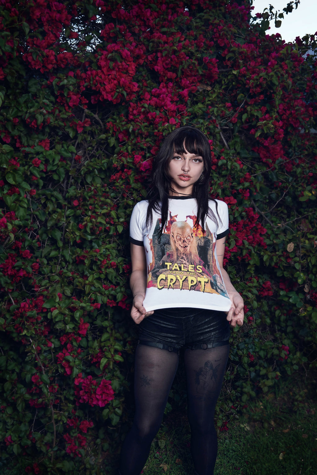 Vera's Eyecandy Tales from the Crypt Ringer Tee
