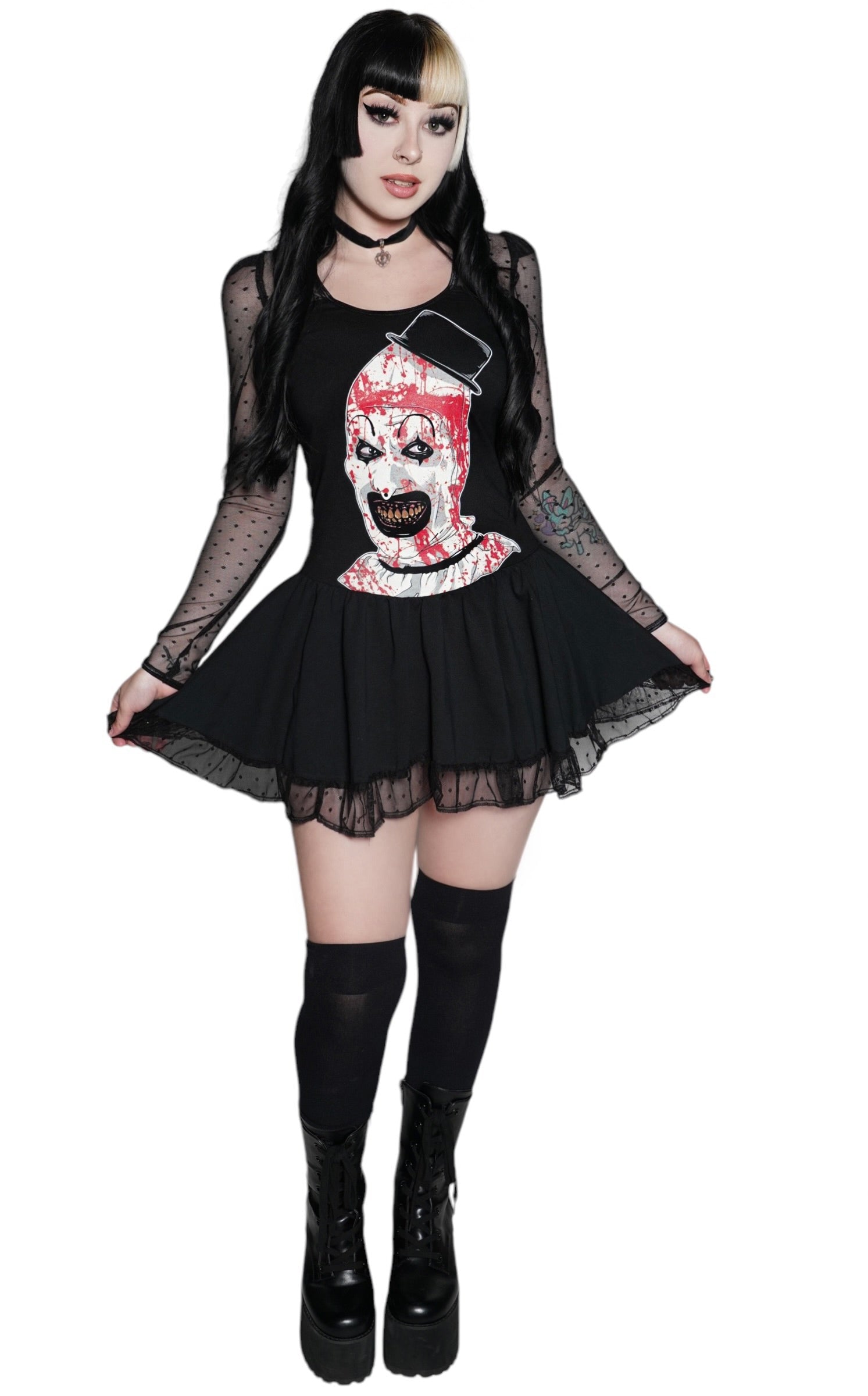 Vera's Eyecandy Terrifier Ballerina Horror Dress