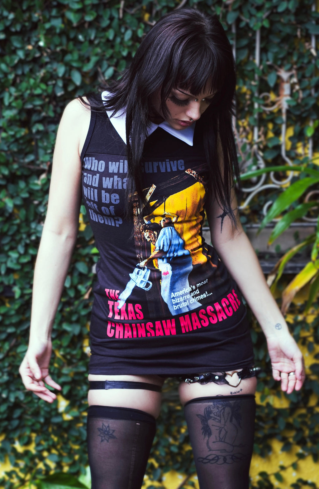 Vera's Eyecandy Texas Chainsaw Massacre Collar Dress