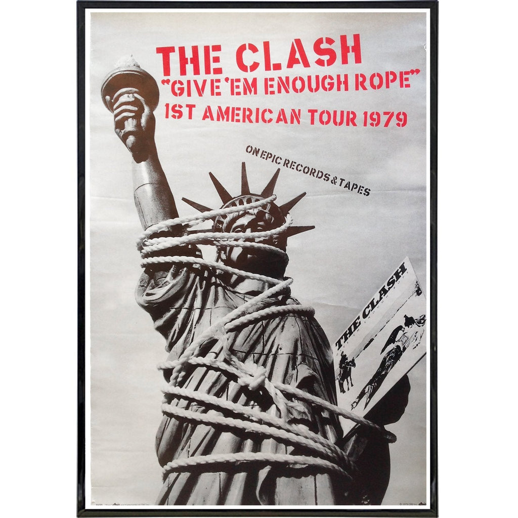 The Clash Show Punk Concert Poster Print