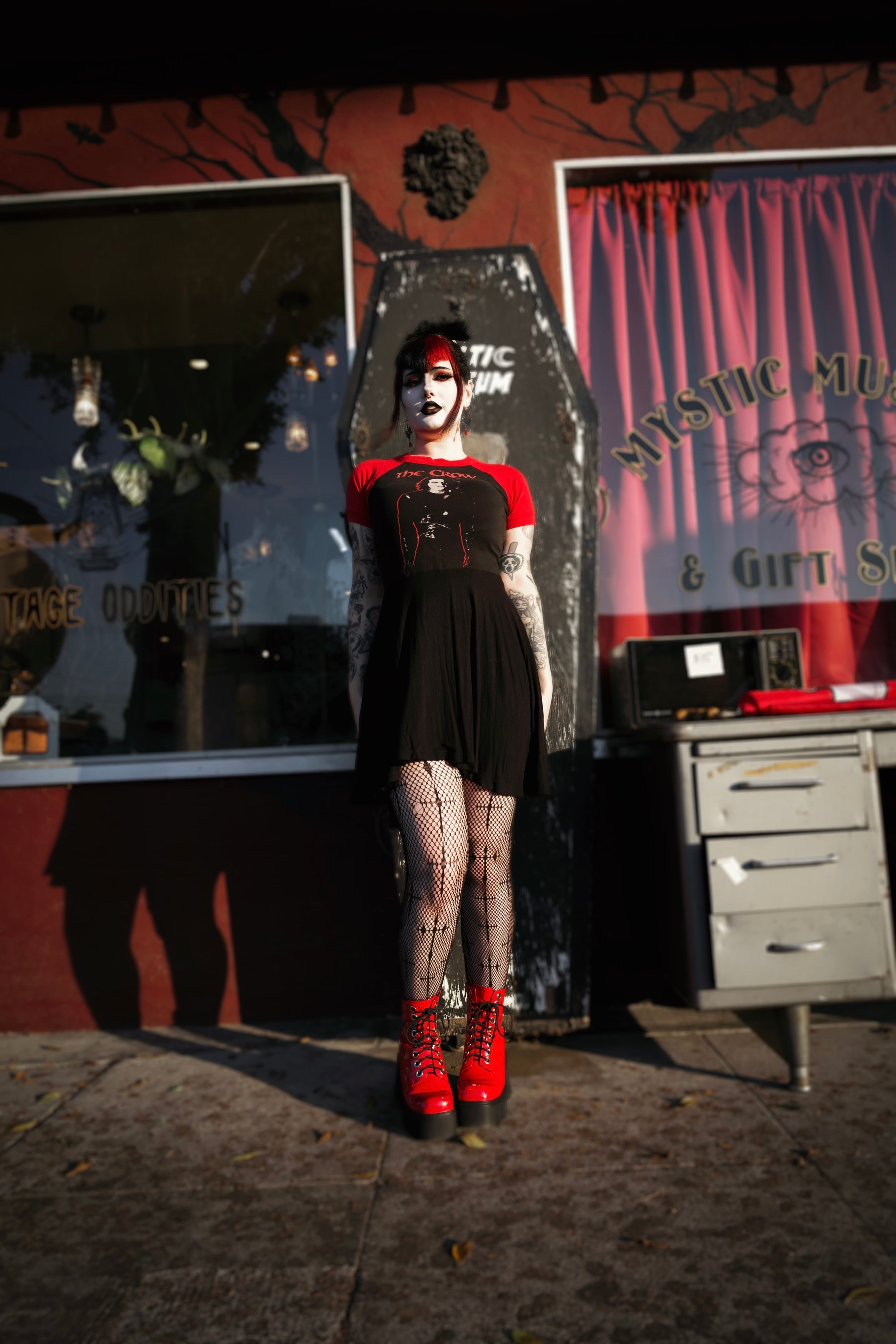 Vera's Eyecandy The Crow Movie Baby Doll Dress