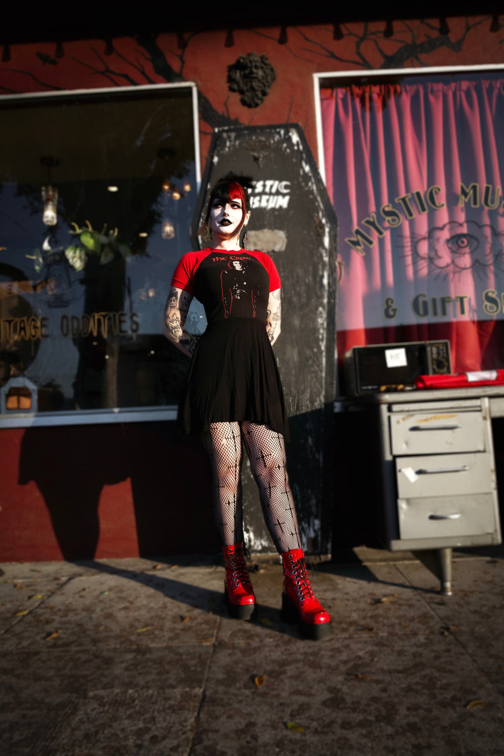 Vera's Eyecandy The Crow Movie Baby Doll Dress