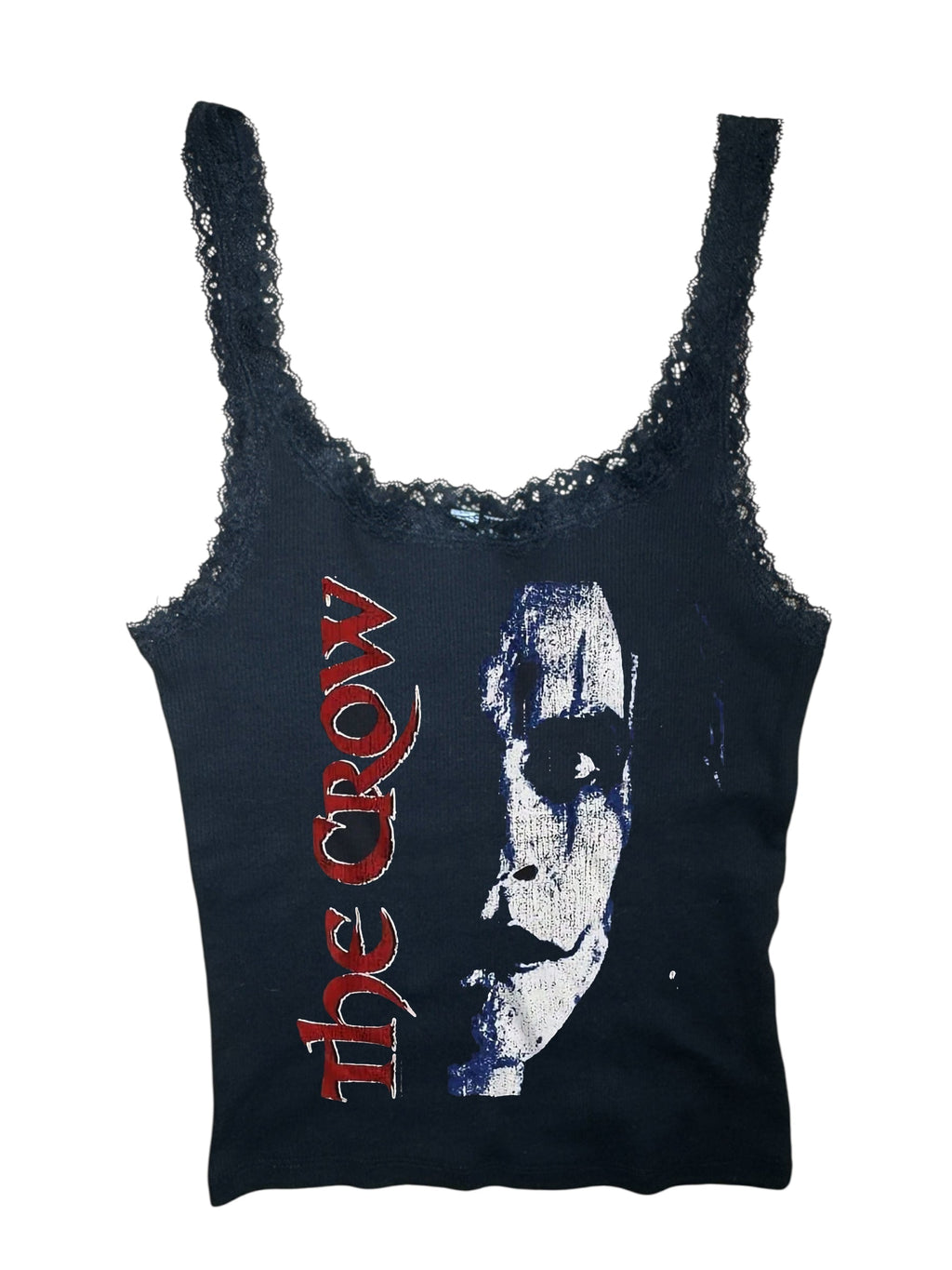 Vera's Eyecandy Can't Rain All The Time LIM ED Ribbed Lace Tank Top