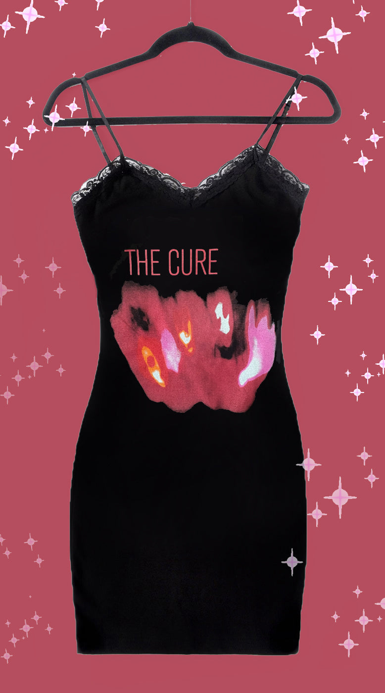 Vera's Eyecandy The Cure Pornography Lace Strap Dress