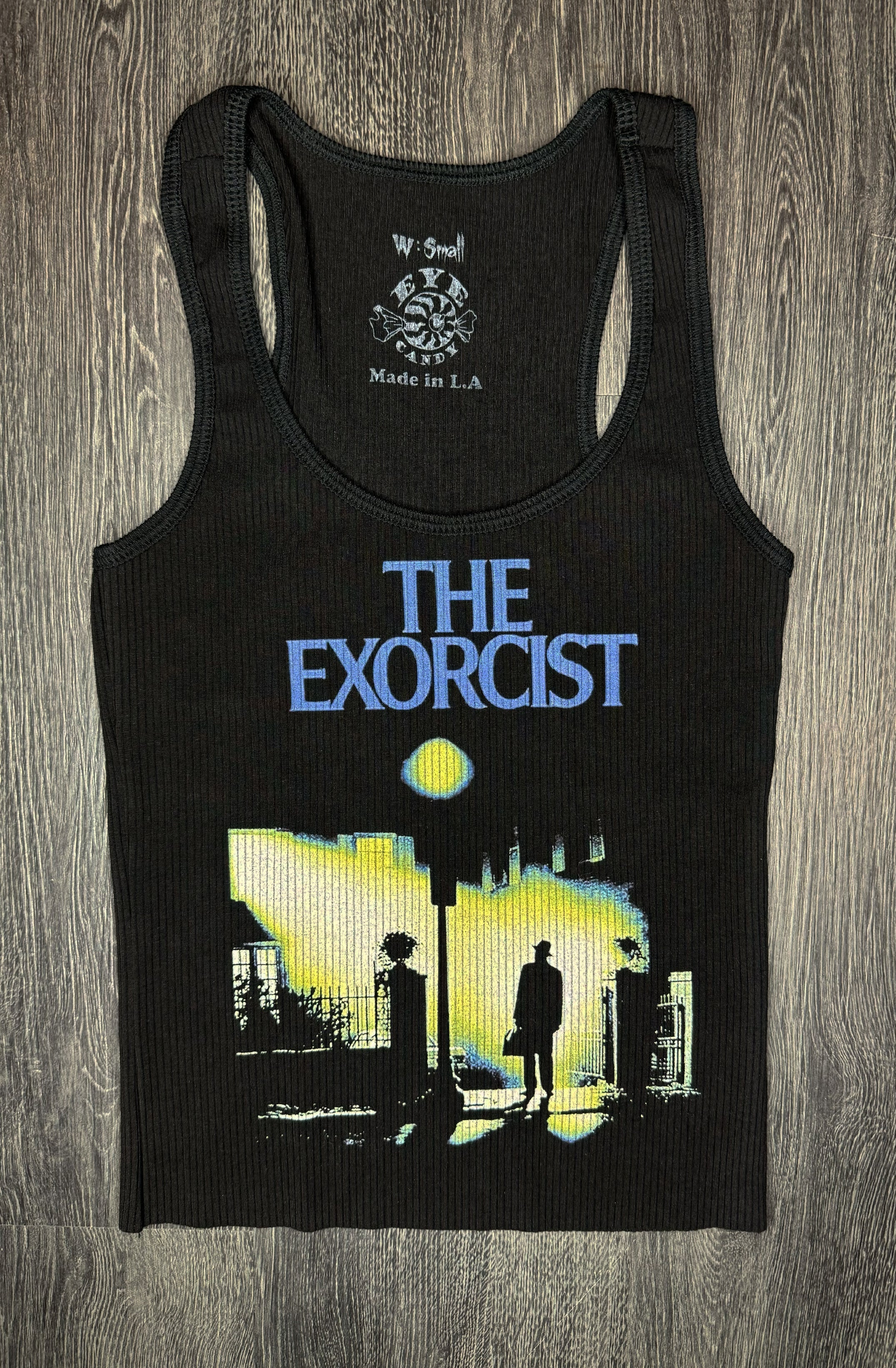 Vera's Eyecandy The Exorcist Movie Cover Ribbed Tank Top