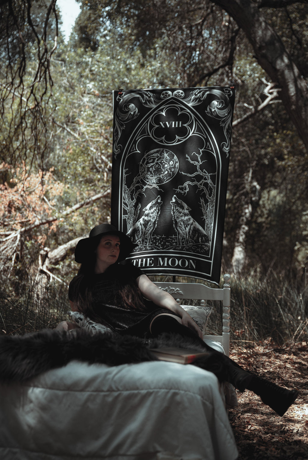 The Pretty Cult The Moon Wall Tapestry