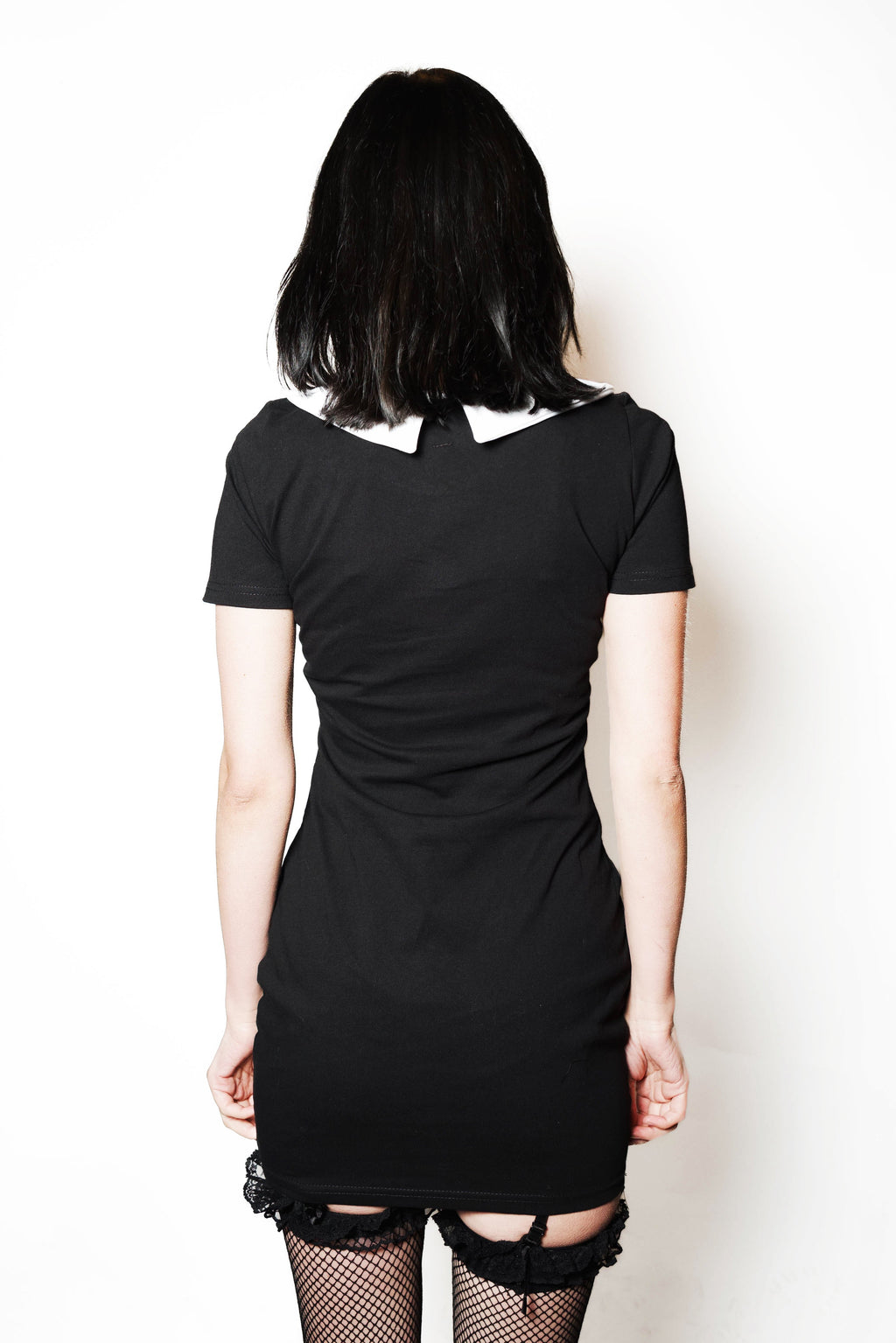 Vera's Eyecandy The Munsters Show Peter Pan Collar Dress